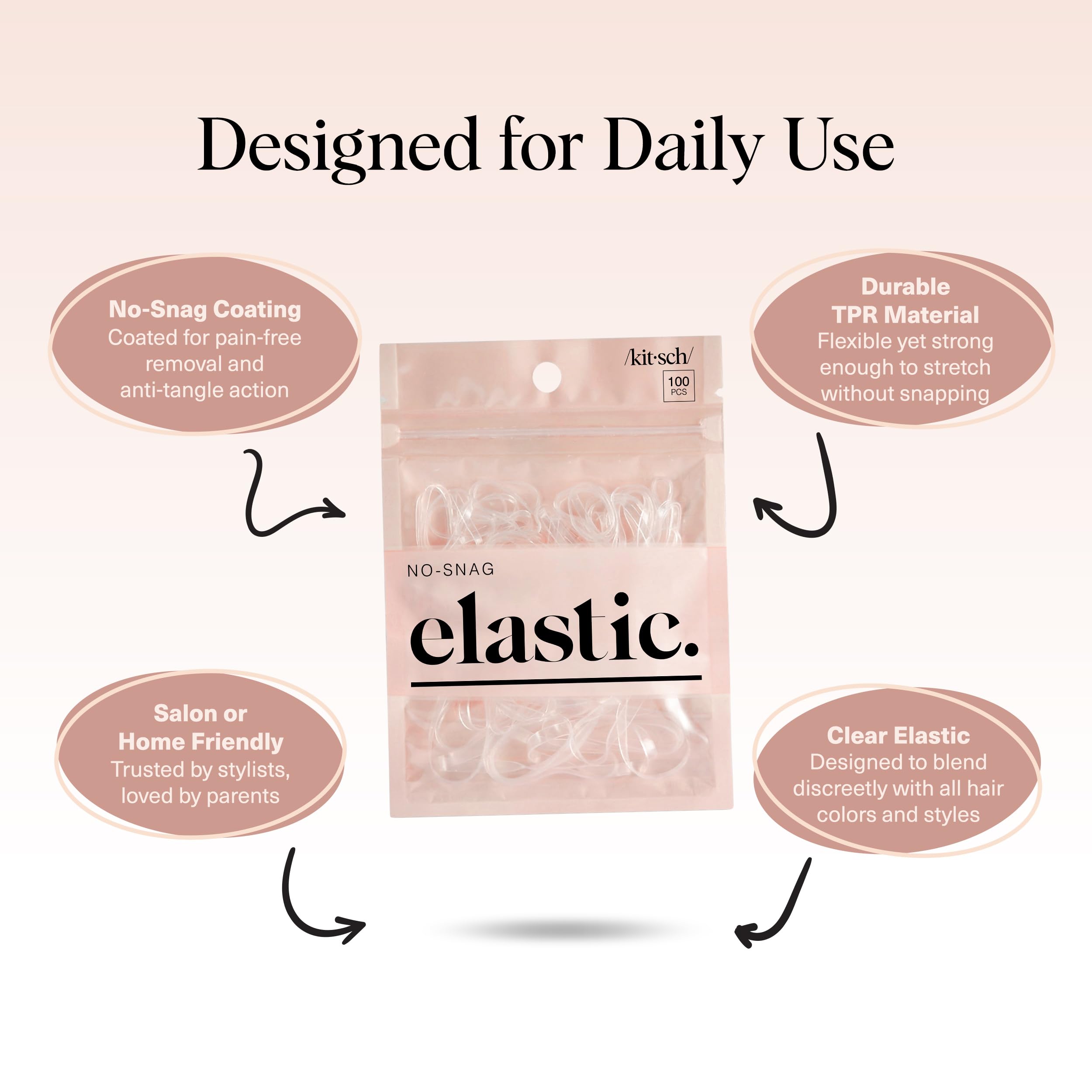 Kitsch elásticos colores variados permiten combinar estilos y ocasiones con facilidad