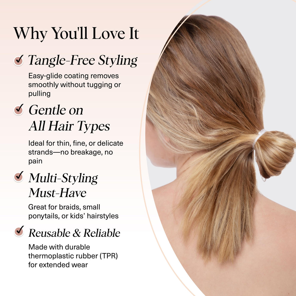 Kitsch elásticos cabellos durables y reutilizables, para uso diario en casa o salón
