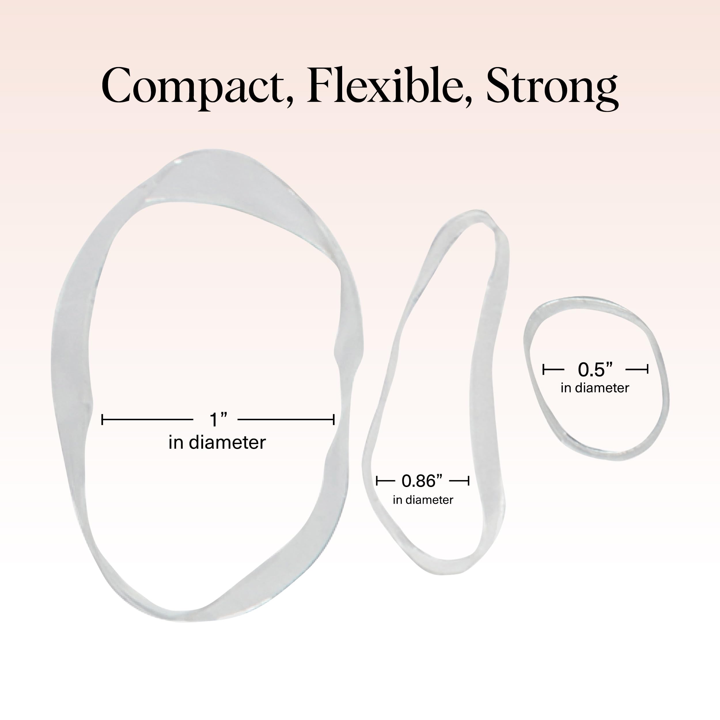 Kitsch elásticos mini para niñas, convierten peinados simples en looks definidos