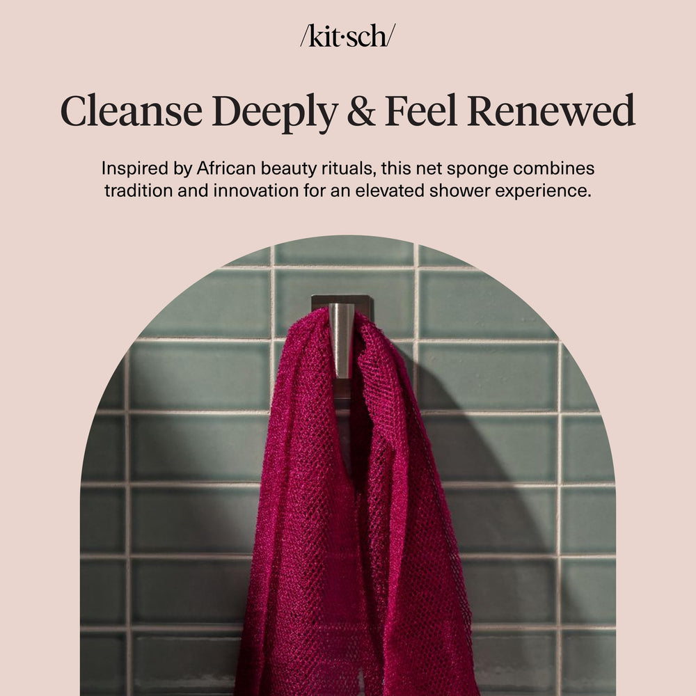 Kitsch esponja de red africana ofrece durabilidad prolongada.