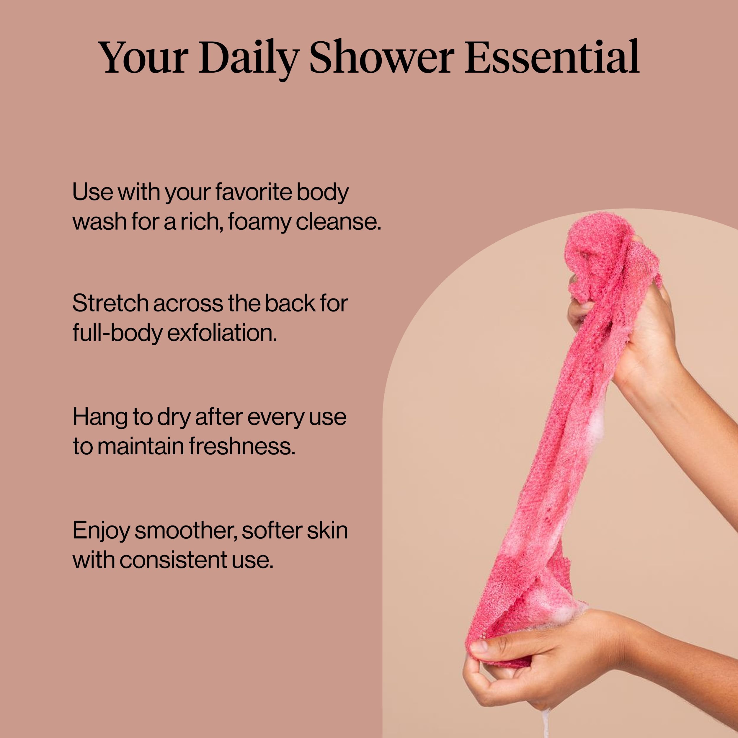 Kitsch esponja de red africana hecho con material PCR, opción más ecológica.