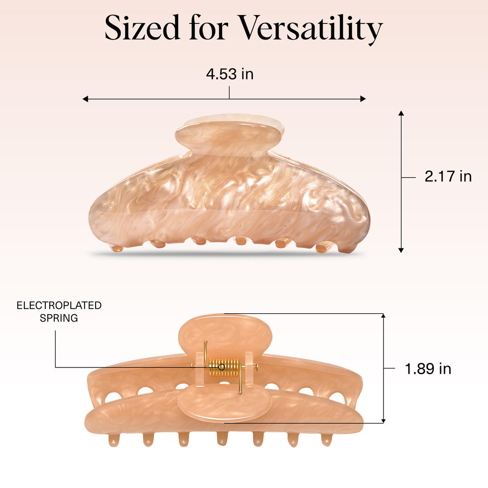 Garra marmol Kitsch, acabado brillante para looks diarios.