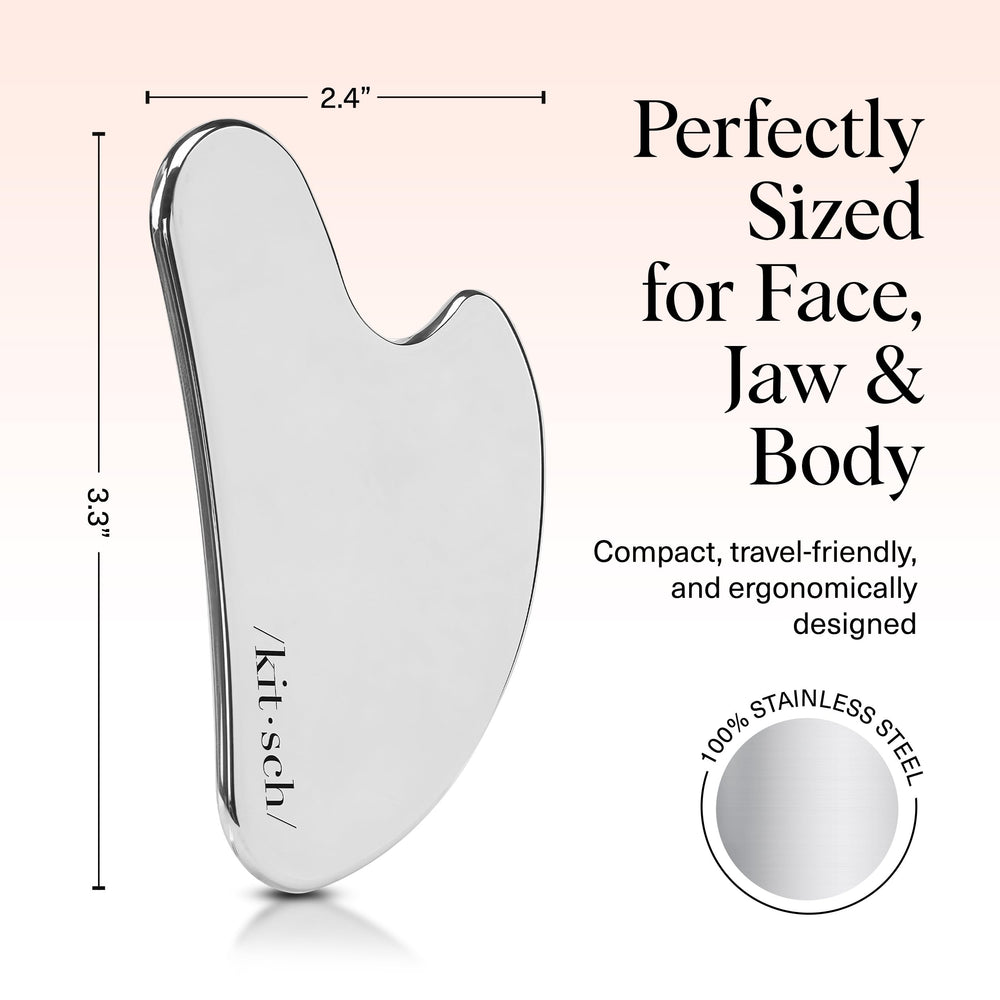 Kitsch gua sha con temperatura, enfriado o tibio para mayor confort en el masaje