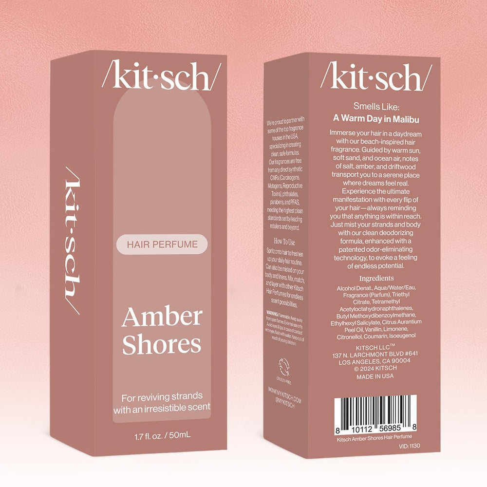 Kitsch Amber Shores: aroma suave para días de trabajo o entrenamiento.
