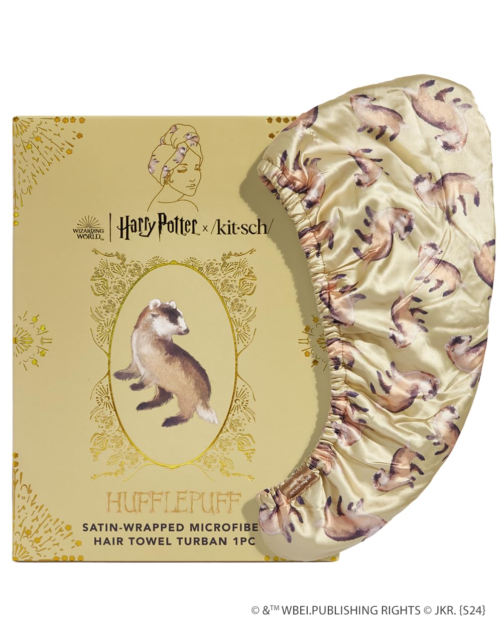 Suave al tacto: toalla Kitsch Harry Potter para comodidad al secar.
