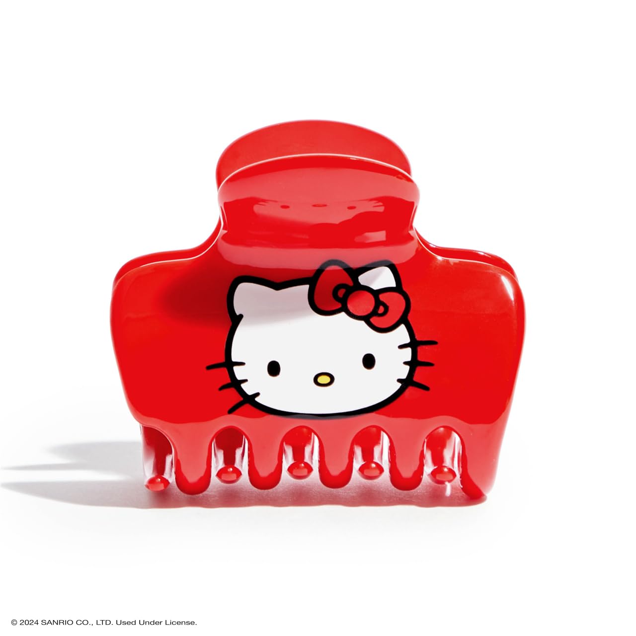 Kitsch Hello Kitty pinza abombada mediana, realza recogidos y semi recogidos