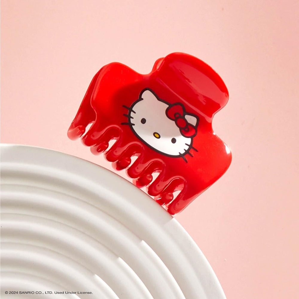 Kitsch Hello Kitty pinza arco mediano, sujeción segura para cabellos cortos y largos