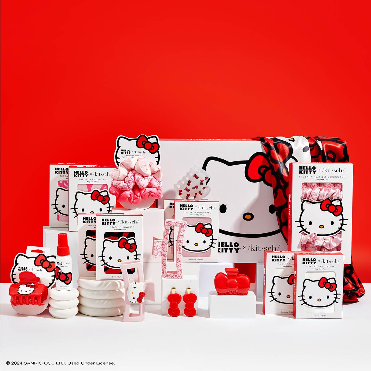 Kitsch Hello Kitty pinza para looks versátiles, desde casuales hasta especiales