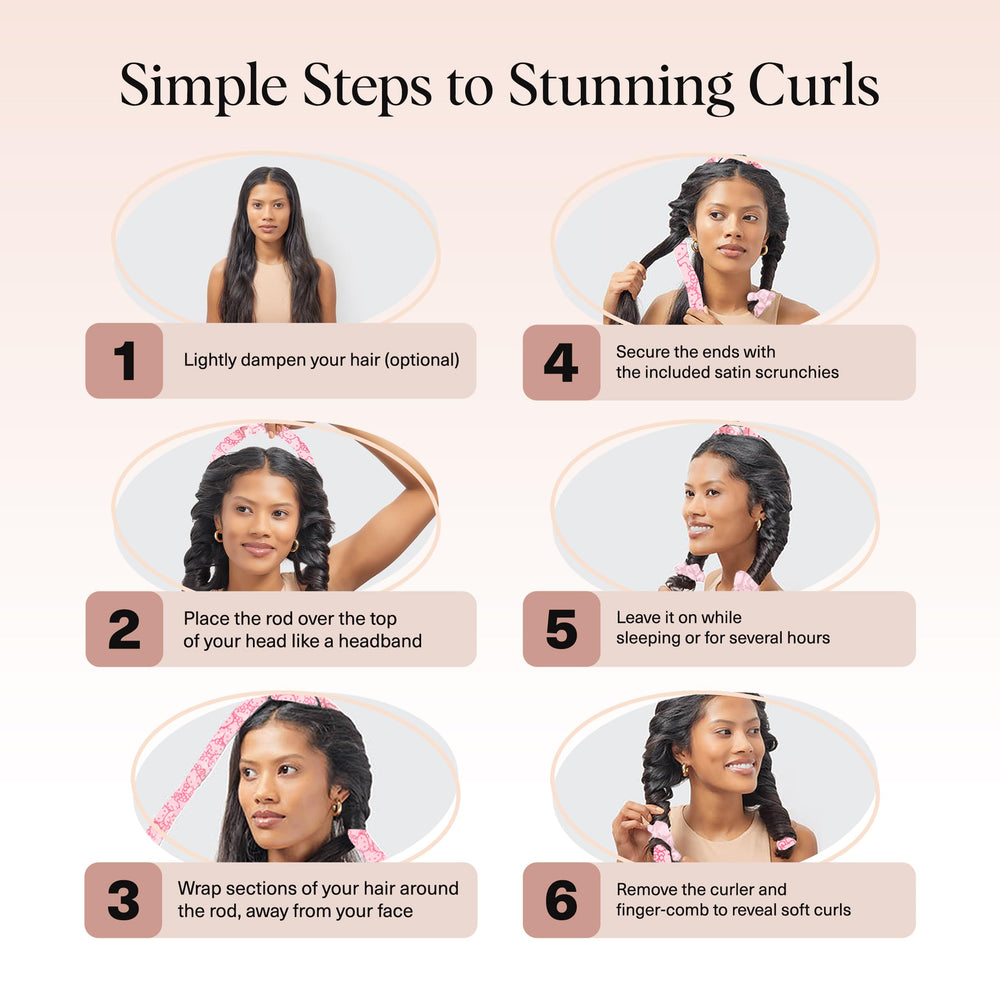 Kitsch Hello Kitty: uso nocturno cómodo para rizos definidos sin calor