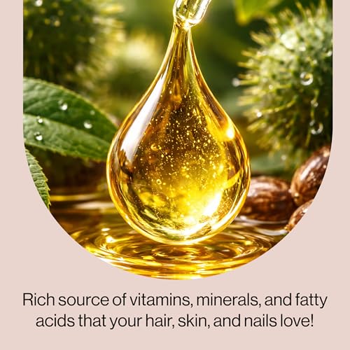 Kitsch huile de ricin, soin des cheveux pour cuir chevelu hydraté.