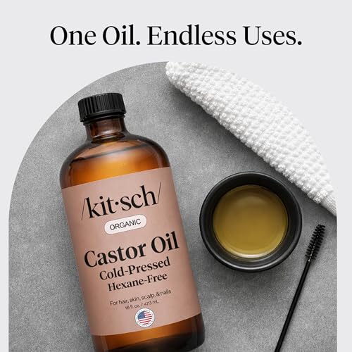 Kitsch huile de ricin, soin des cuticules pour des ongles hydratés.