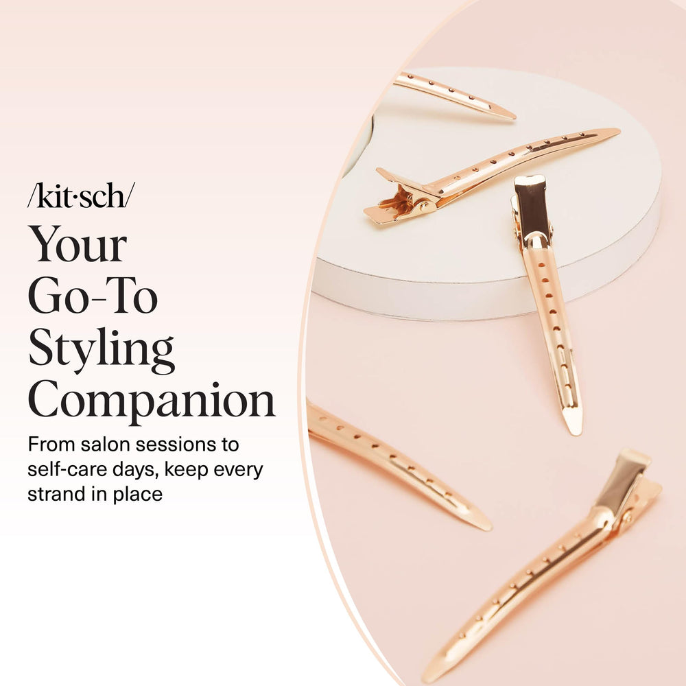 Kitsch juego de clips para maquillaje y peinado, combinación práctica.