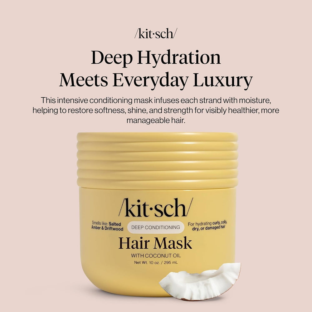 Kitsch mascarilla: textura cremosa para aplicación suave y desenredado.