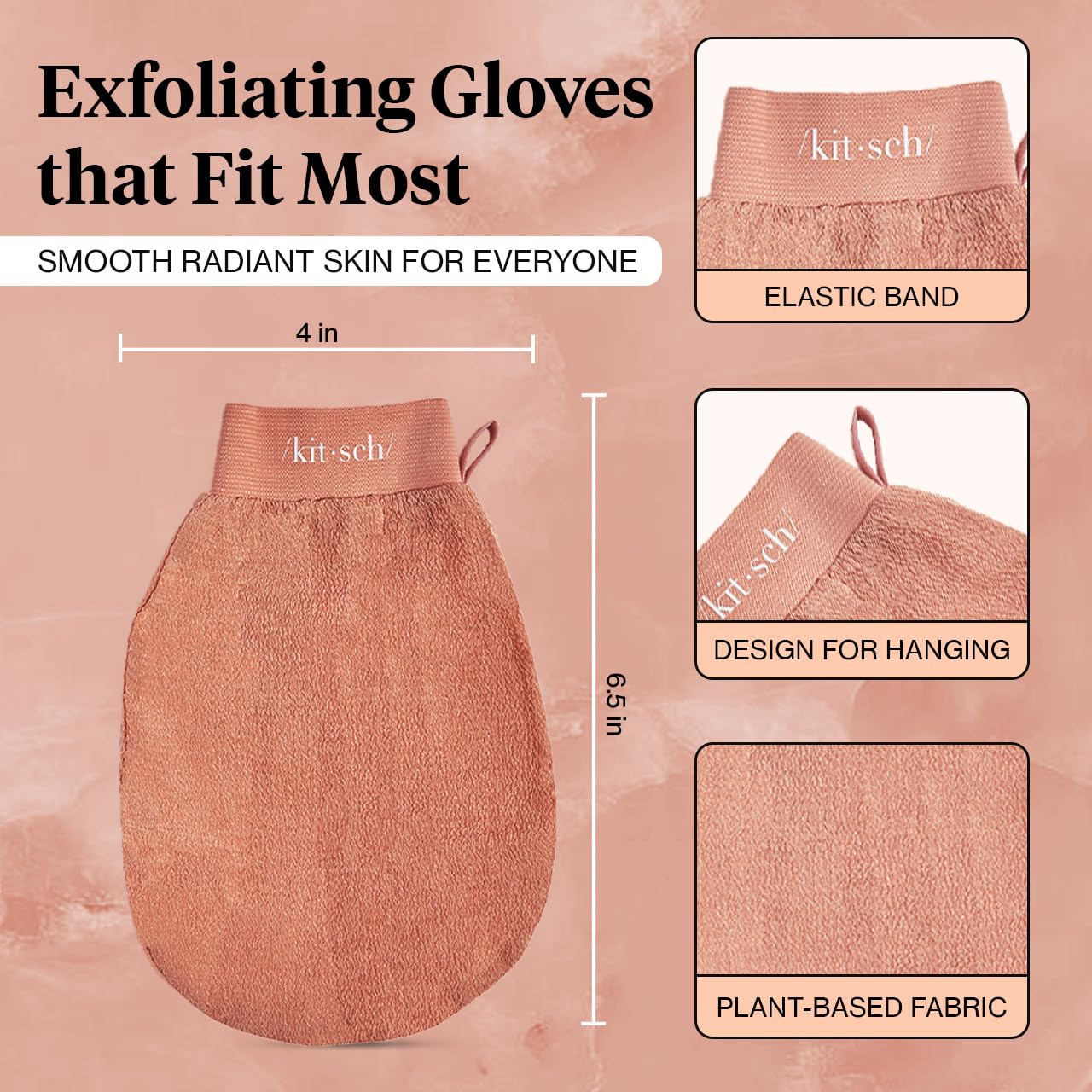 Materiales sostenibles y reutilizables para exfoliación responsable.