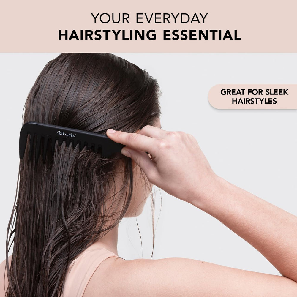 Peine Kitsch para cabello rizado y texturizado, mantiene definición.