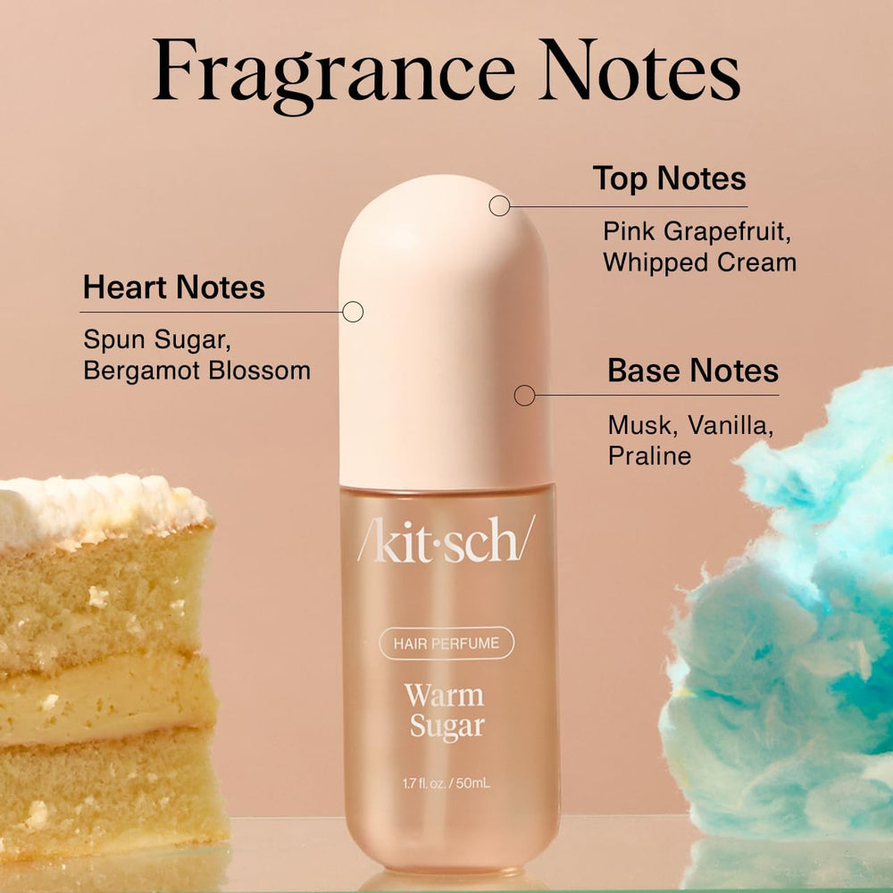 Kitsch perfume para cabello, perfecto para días de entrenamiento.