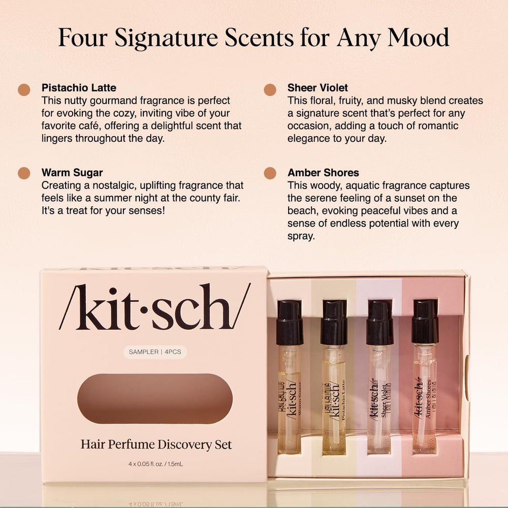Kitsch perfume para cabello Olas de Ámbar: experiencia de frescura sin esfuerzo.