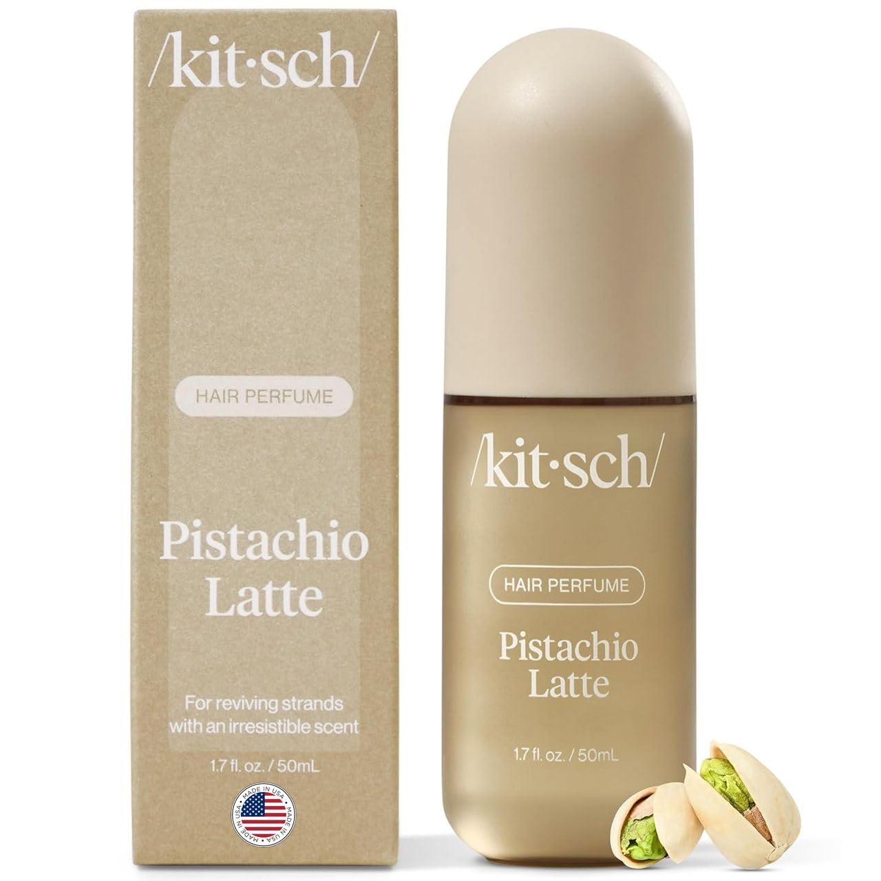 Kitsch Hair Perfume Pistacho Latte: botella portátil para frescura