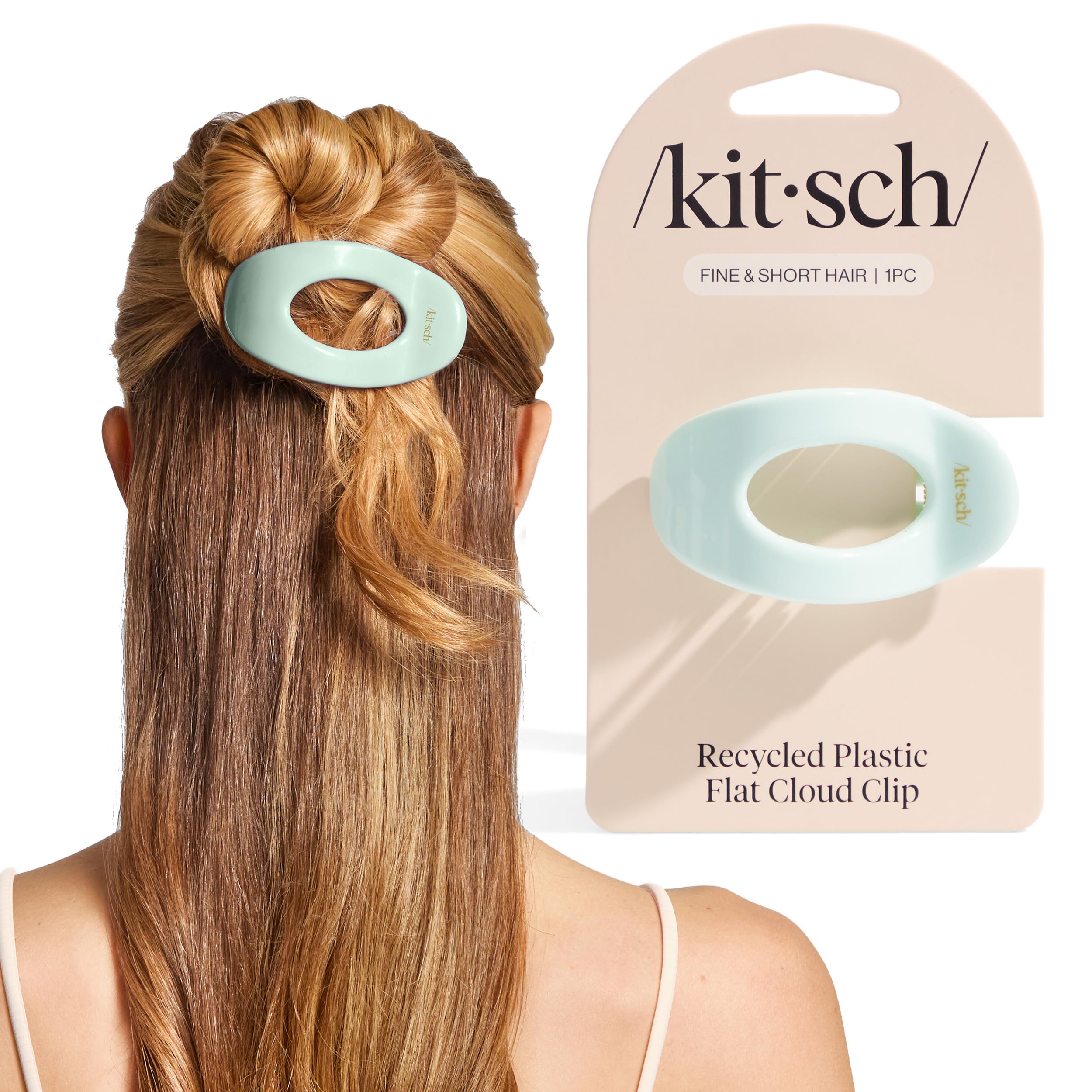 Kitsch pinza plana para mujer, diseño elegante para peinados rápidos y pulidos.
