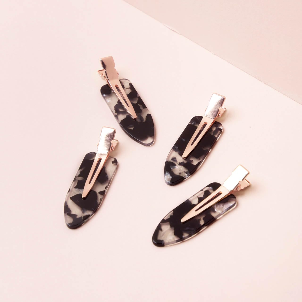 Conjunto de 4 pinzas Kitsch, perfecto como regalo práctico