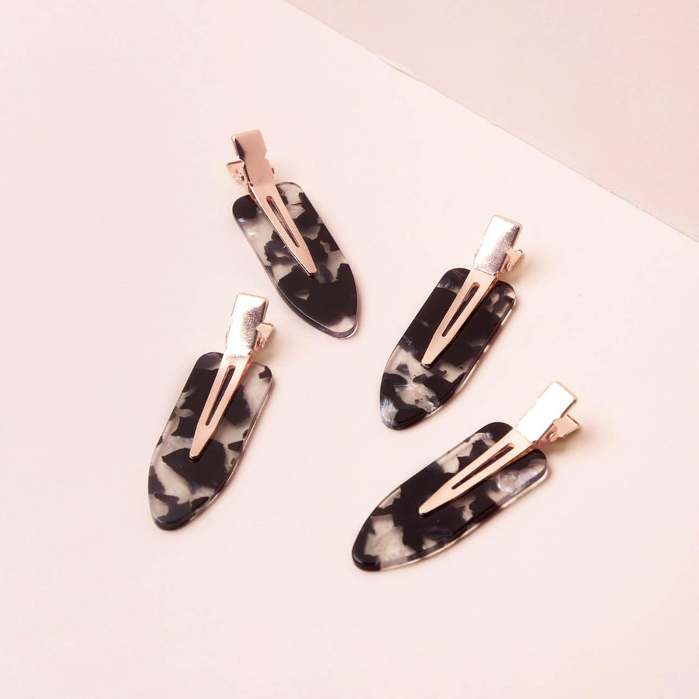 Conjunto de 4 pinzas Kitsch, perfecto como regalo práctico
