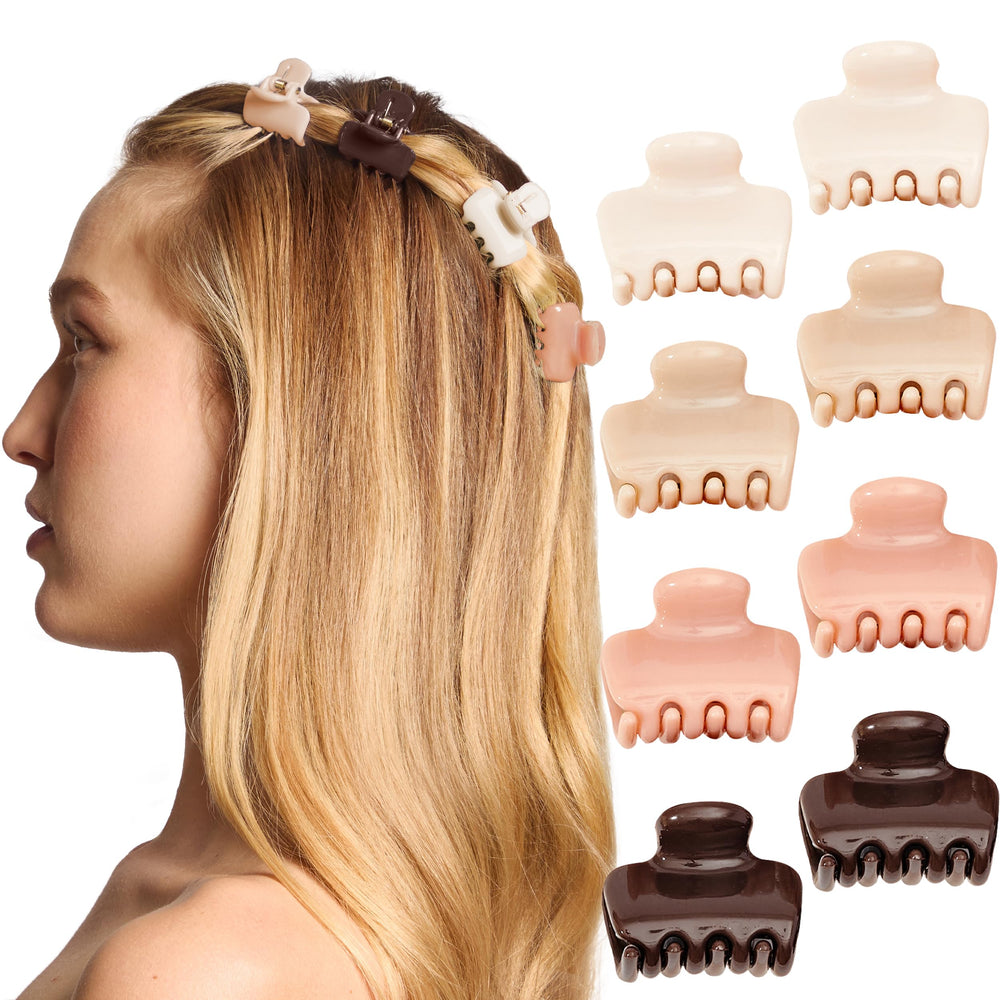 Kitsch pinzas de pelo mini en rosewood, ideal para fijar flequillos.