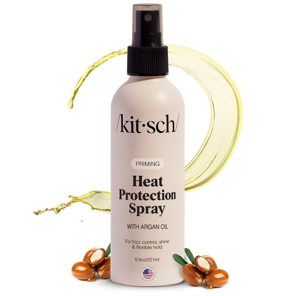 Kitsch Protección Térmica para el Cabello: protege hasta 450°F.