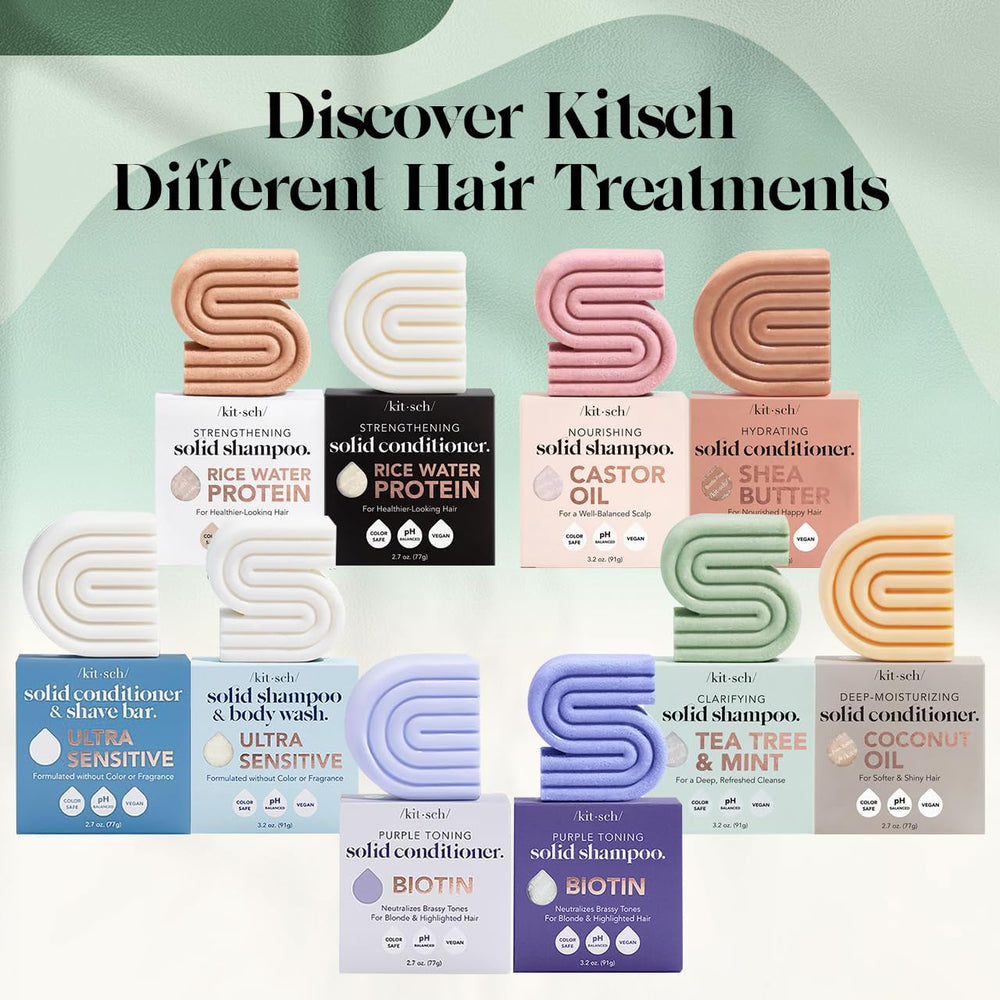 Kitsch regalo cuidado capilar: set sostenible para amantes del cabello.