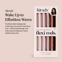 Kitsch rodillos satin para textura suave y cómodo durante el ejercicio