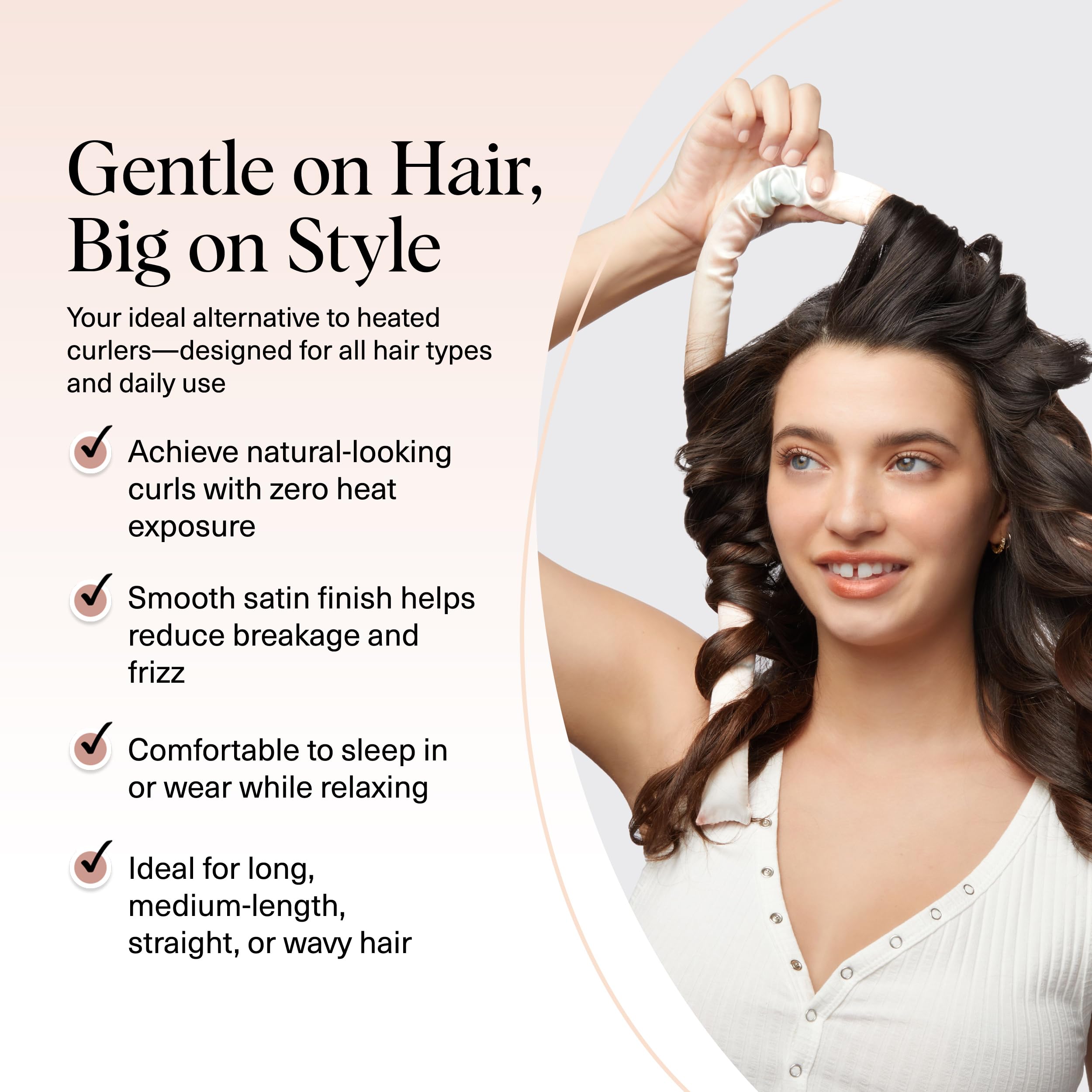 Kitsch diseño original para rizos sin calor y acabado sedoso.