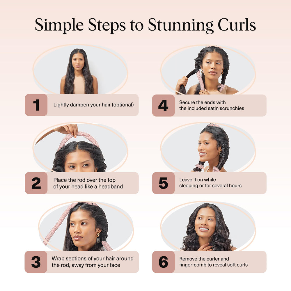 Kitsch efecto anti-frizz con rizos definidos sin calor