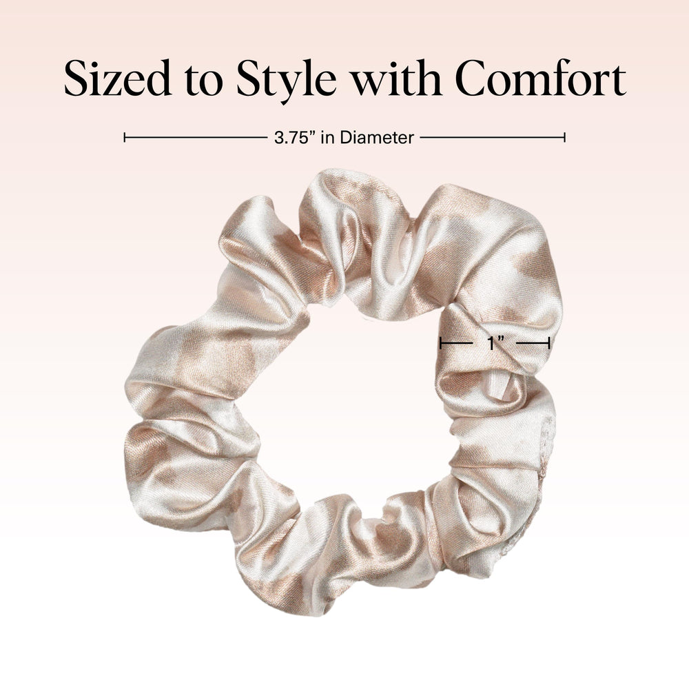 Kitsch Satin Scrunchies: cola de caballo elegante con sujeción suave para peinados sin roturas