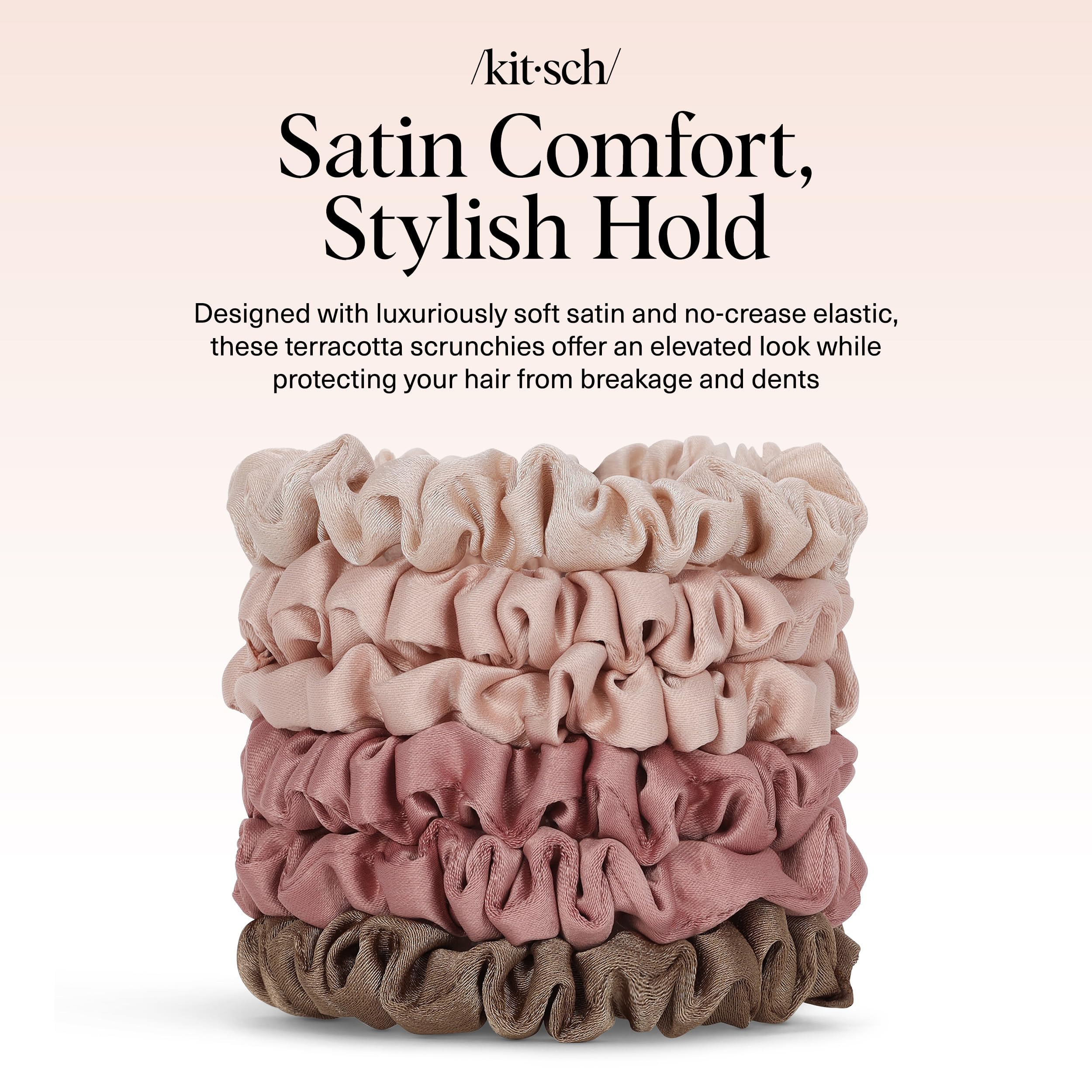 Kitsch Satin Scrunchies regalo ideal para mujeres que aman accesorios.