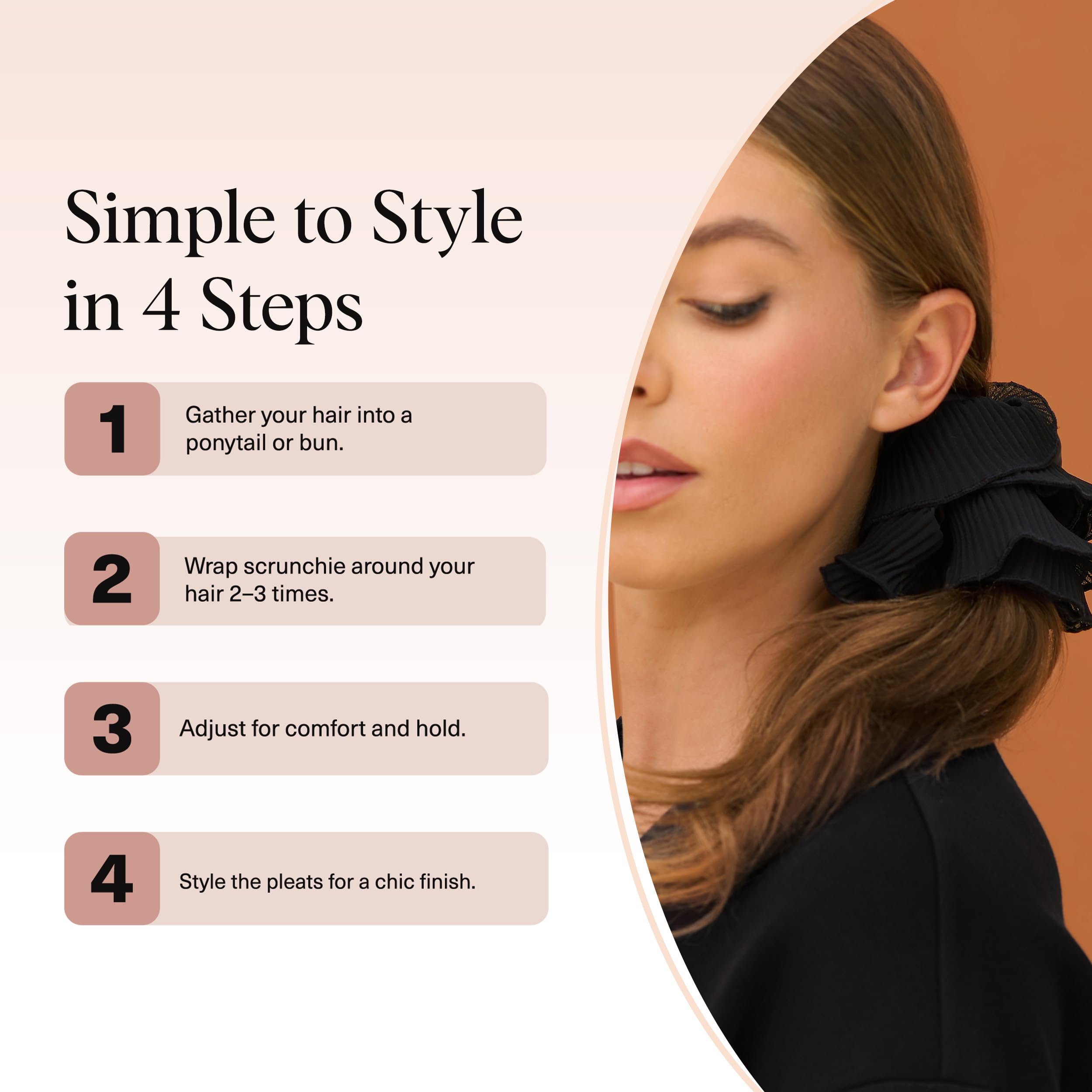 Kitsch coletero plisado de tela reciclada para opción sostenible