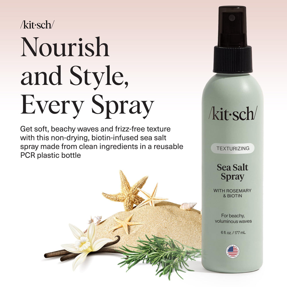 Kitsch Sea Salt Spray definicion-rizos ofrece textura ligera y control del encrespamiento.