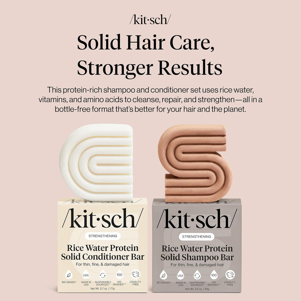 Texture douce du Shampoing Solide Kitsch prête à mousser sur cheveux mouillés