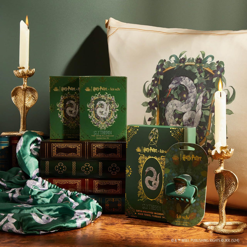 Kitsch Slytherin para cabellos rizados reduce la fricción.