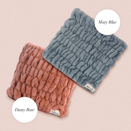 Kitsch banda uso múltiple azul bruma acompaña rutinas de belleza en casa