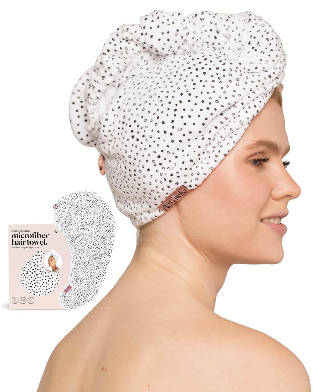 Kitsch: toalla para cabello rizo, favorece definición y manejo