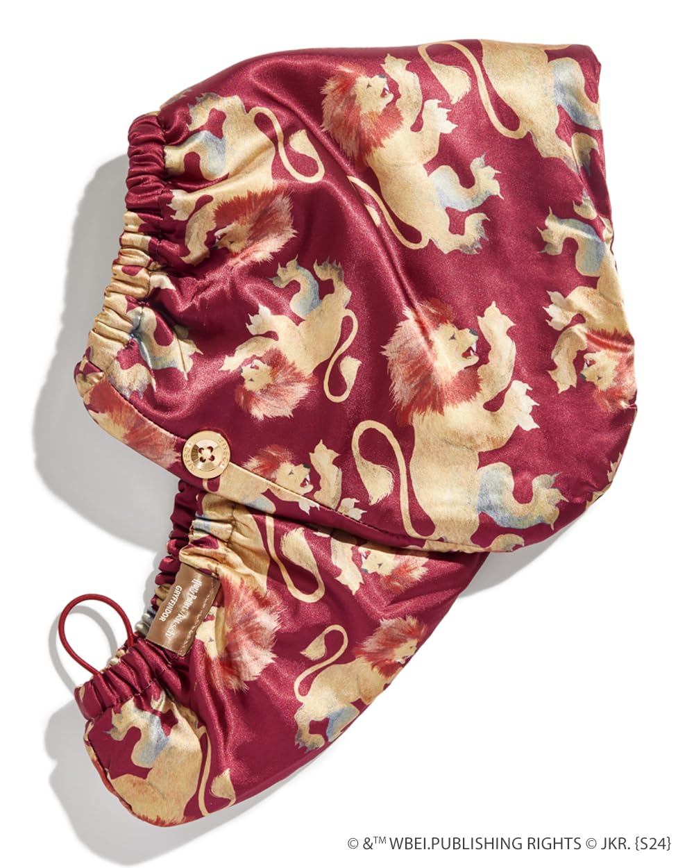 Kitsch Gryffindor: toalla satinada que reduce fricción durante el secado.