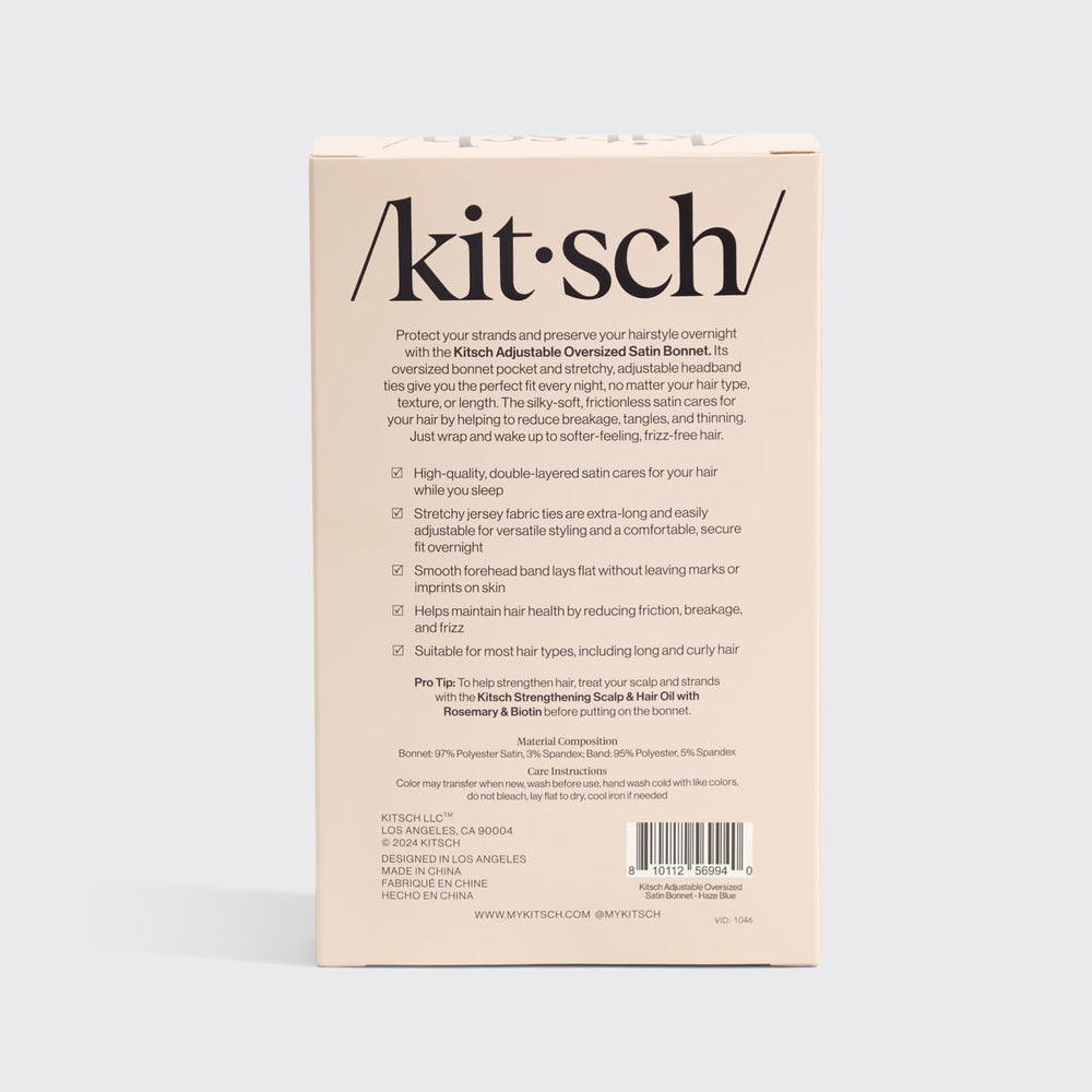 Kitsch XL bonete satinado es un regalo perfecto para el cuidado capilar.