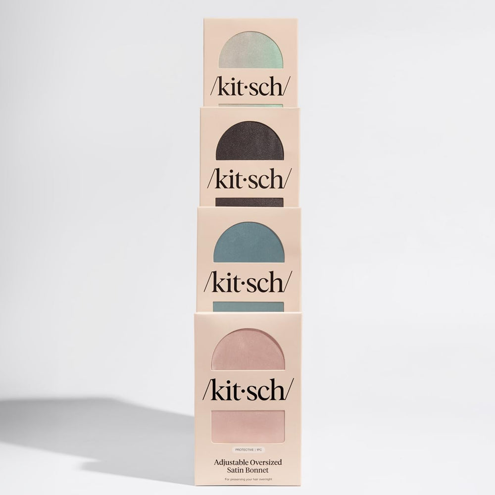 Kitsch XL bonete satinado mejora la rutina nocturna, protege y suaviza el cabello.