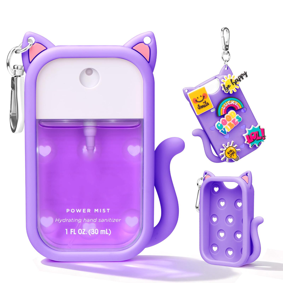 Kivzex funda de silicona para Touchland, frente elegante y ajuste seguro de 1 oz