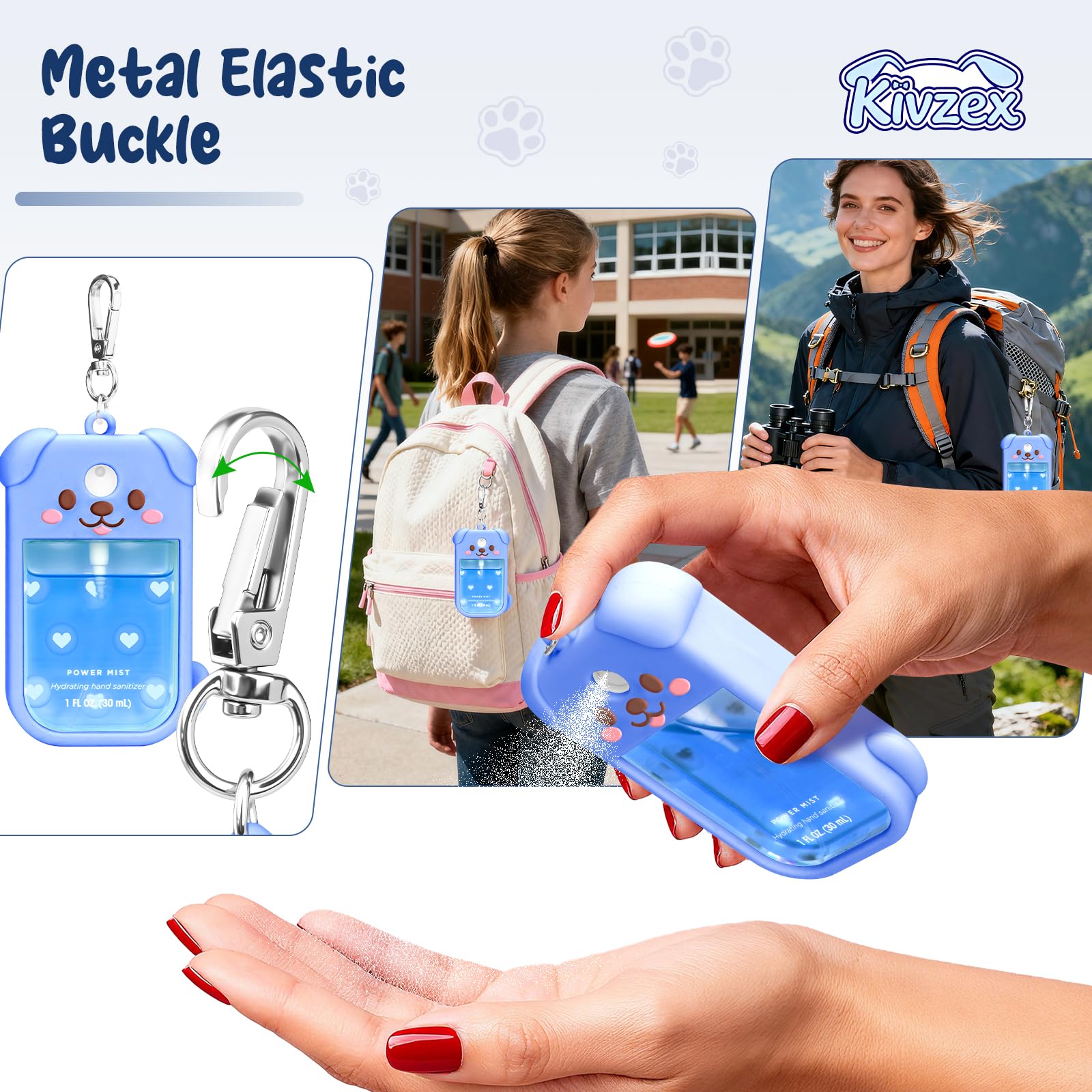 Kivzex diseño de patita con ranura para charms.