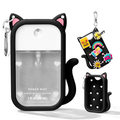 Kivzex funda de silicona para Touchland 1oz, diseño de gato para uso diario seguro
