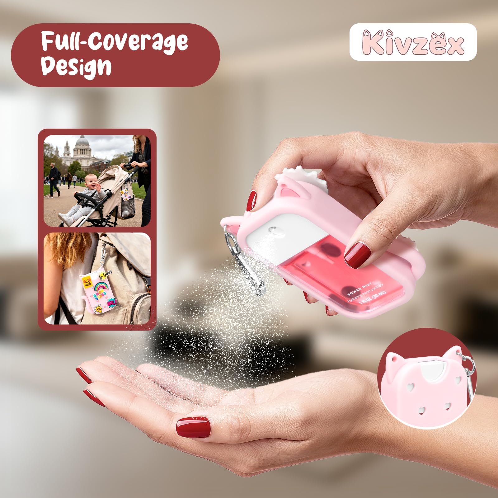 Kivzex: proteccion silicona para Touchland, tacto suave y duradera.