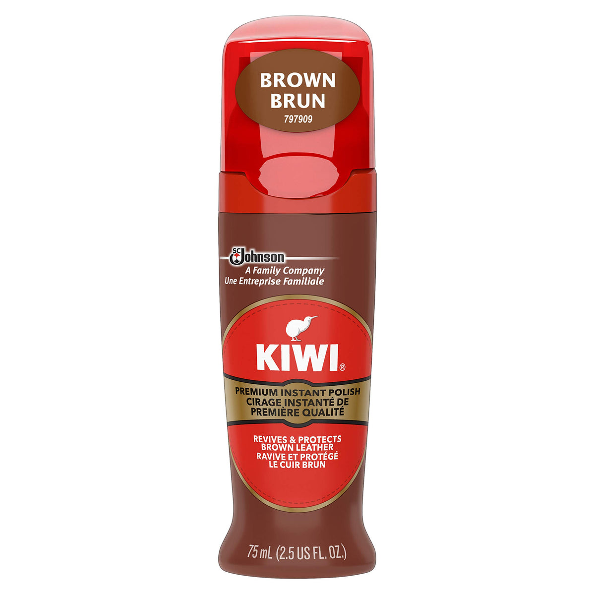 KIWI brillo instantáneo y protección para cuero con cera de carnauba