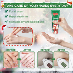 KIYTARBOO crema de mano zorro navideño, toque festivo y hidratación diaria