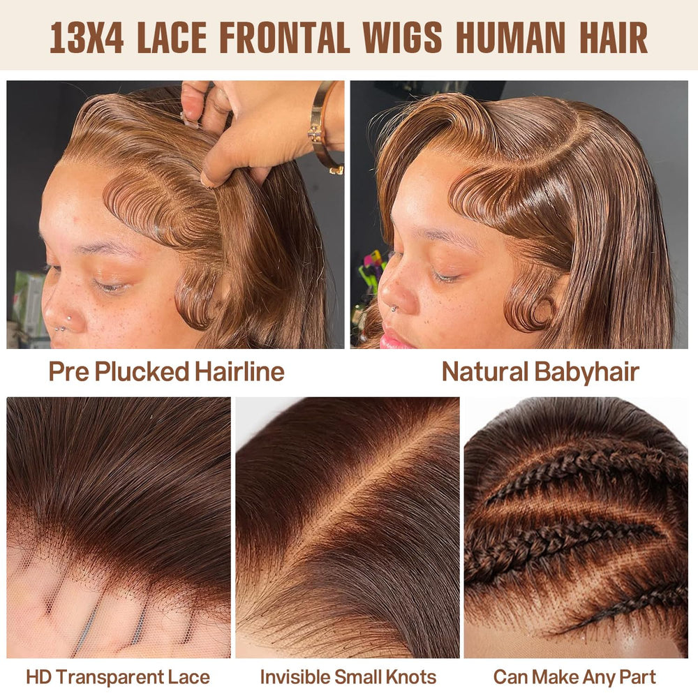 Kkioor cabello humano pre-plucked para una línea de cabello lista