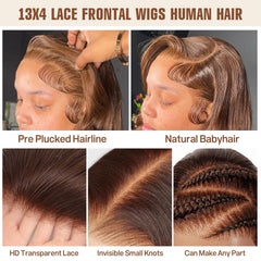 Kkioor cabello humano pre-plucked para una línea de cabello lista